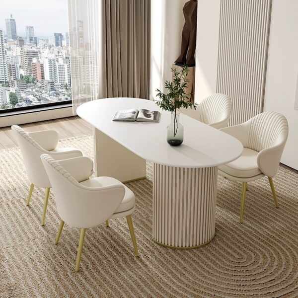 Dining room table and chair set for Apartment