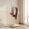 Clothes rack for hanging cloth, with basket