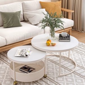 Modern coffee table side table nest set,for Home,Office