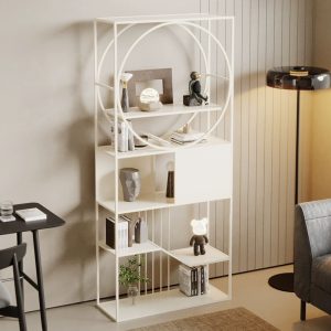 tall modern bookshelf,moon design