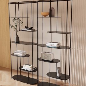 Creative stone shaped modern bookshelf,display shelf