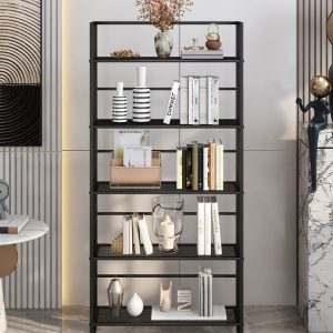 Modern display storage shelf 5 tier for Living room,Study room