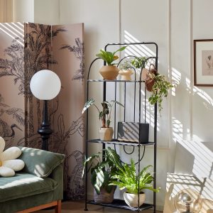 Outdoor 3 tier flower rack, Patio 3 tier shelf