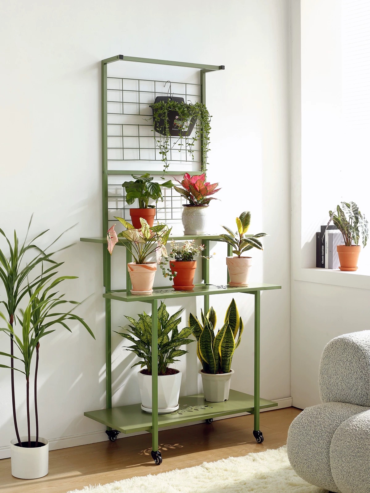 Flower pot display shelf for Garden,Patio,Living room