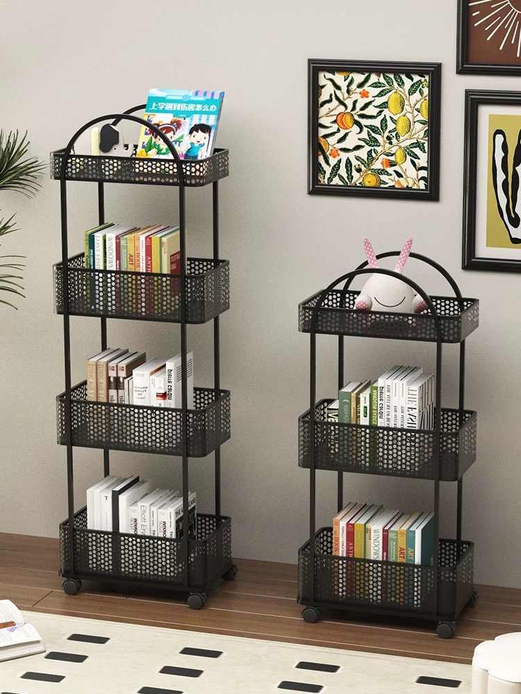 Freestanding metal storage orgainzer towel rack basket shelf for Bedroom,Bathroom,Kitcen