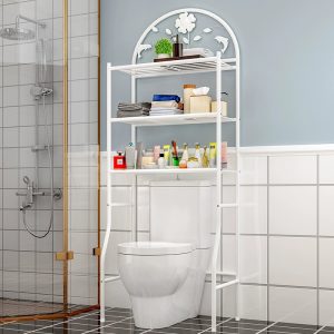 3 tier over the toilet rack, bathroom shelf organizer
