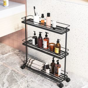 Bathroom 3 tier organizer shelf stand