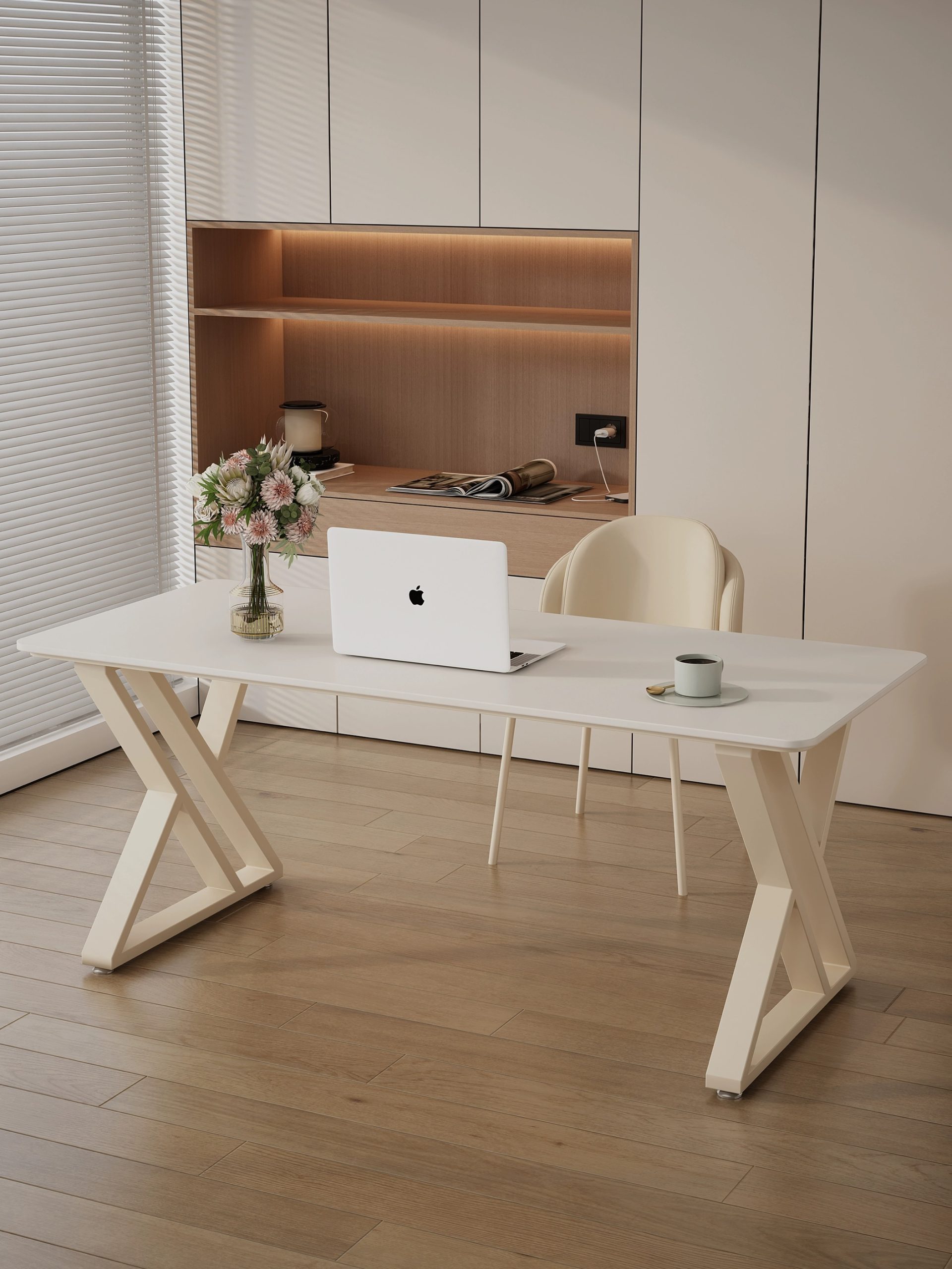 Writing study desk and chair sets for home office
