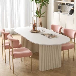 Modern dining room table and chair set for Kitchen