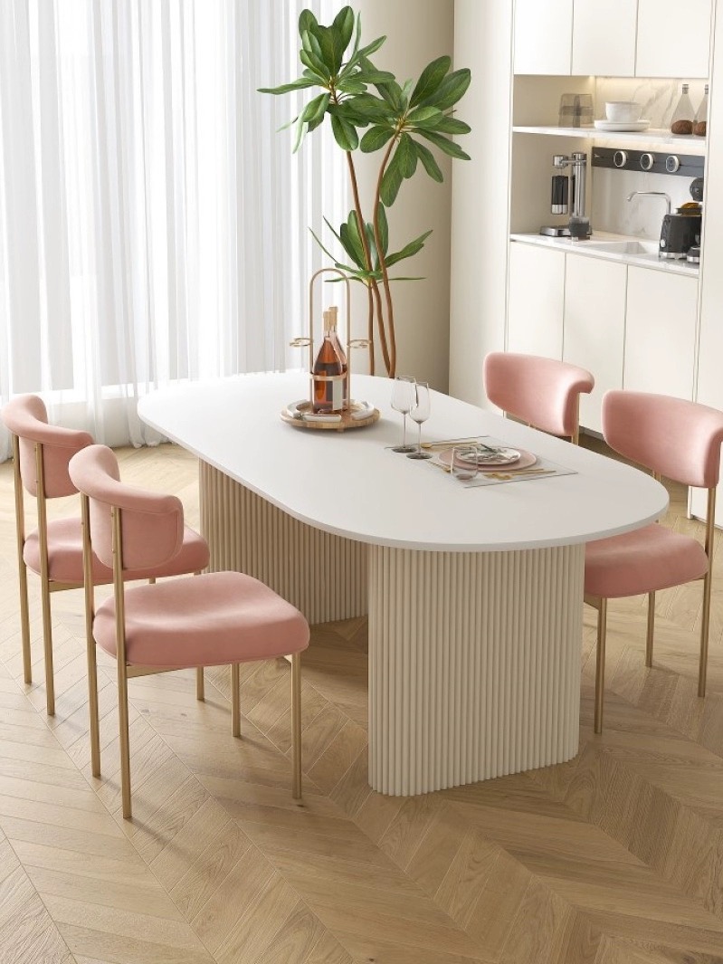 Modern dining room table and chair set for Kitchen