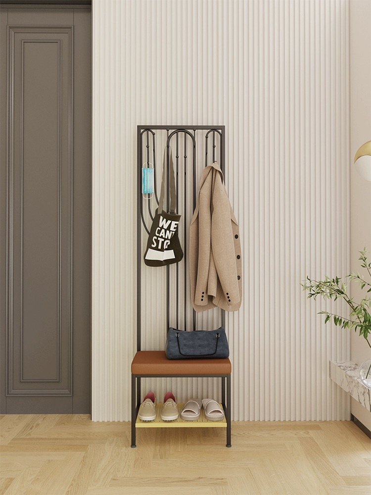 Palm tree deisgn hall tree,coat rack and bench seat with hook