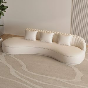 3-Seater   artificial leather sofa for Living room