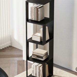 Modern cool black bookshelf for Home office