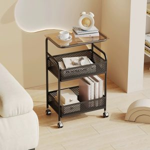 Side table for counch and bed for small space,living room,bedroom